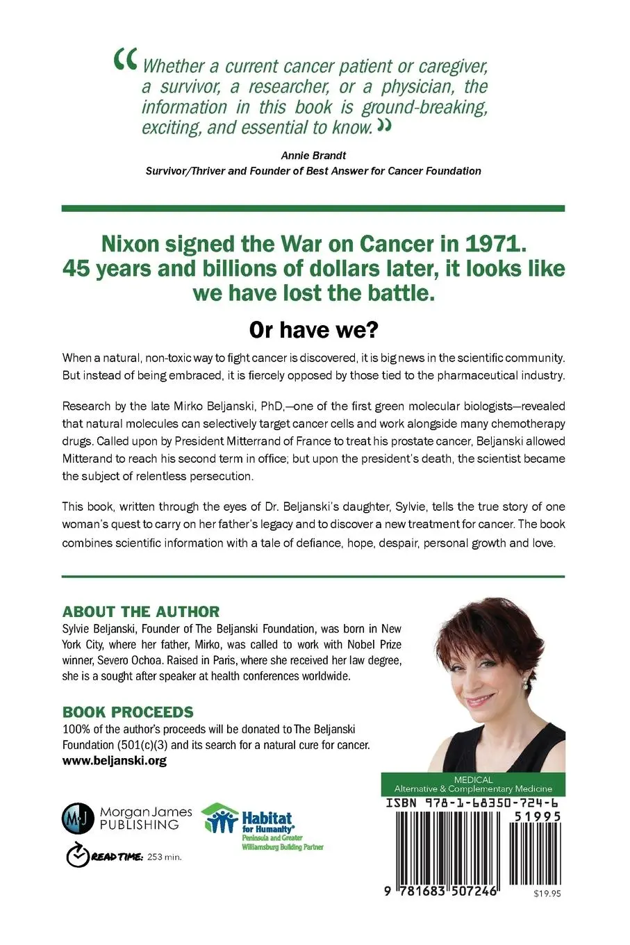 Rückseite: 9781683507246 | Winning the War on Cancer | The Epic Journey Towards a Natural Cure