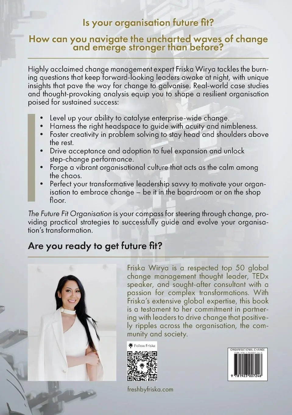 Rückseite: 9781923007246 | The Future Fit Organisation | A Leader's Guide to Transformation