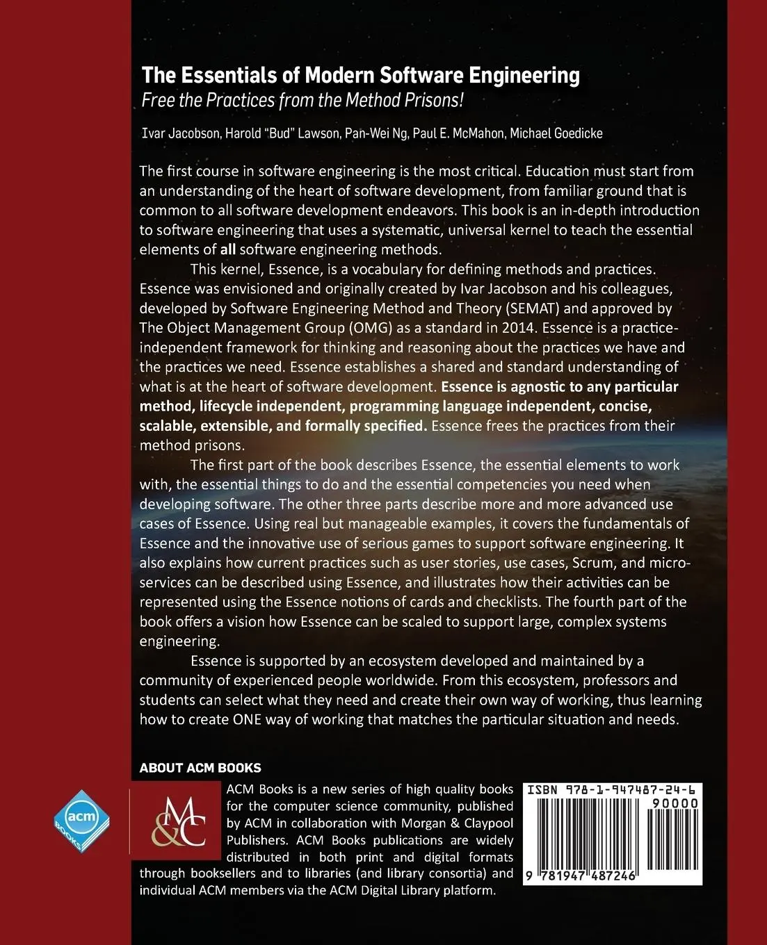 Rückseite: 9781947487246 | The Essentials of Modern Software Engineering | Ivar Jacobson (u. a.)