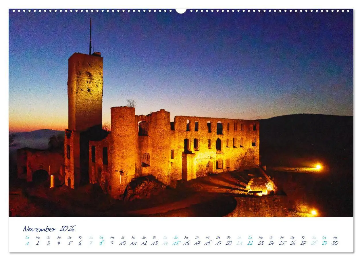Bild: 9783457377246 | Taunus: Monumente (Wandkalender 2026 DIN A2 quer), CALVENDO...