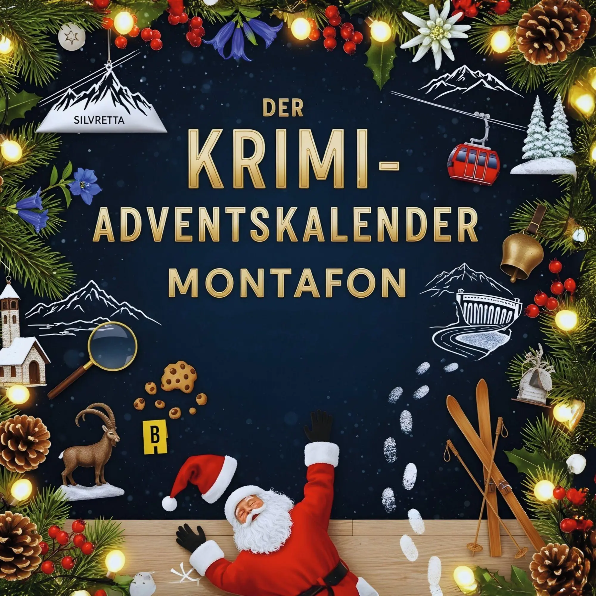 Cover: 9783759187246 | Der Krimi-Adventskalender Montafon | Mordsverdächtig in 24 Akten