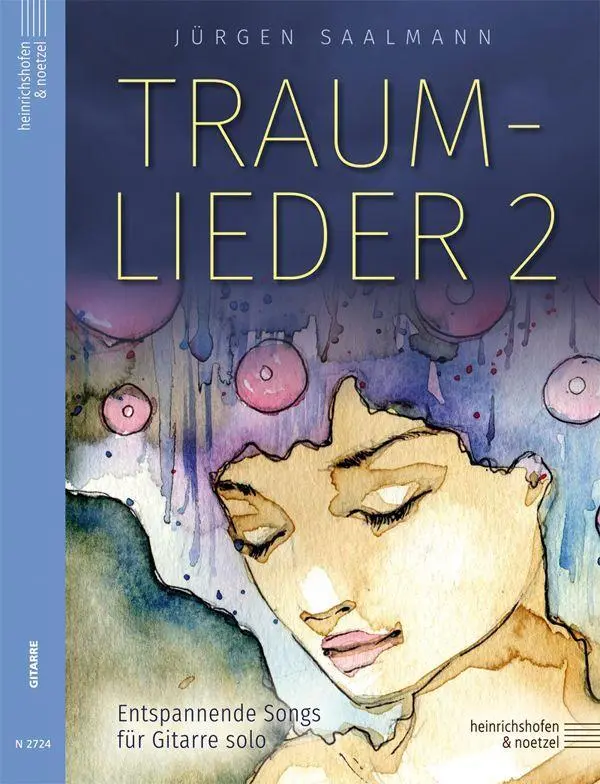 Cover: 9790204427246 | Traumlieder 2, Spielpartitur | Entspannende Songs für Gitarre solo