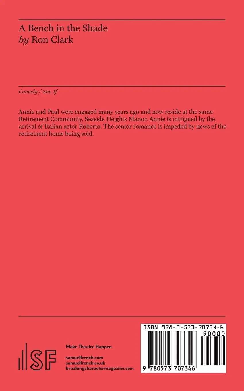 Rückseite: 9780573707346 | A Bench in the Shade | Ron Clark | Taschenbuch | Englisch | 2018