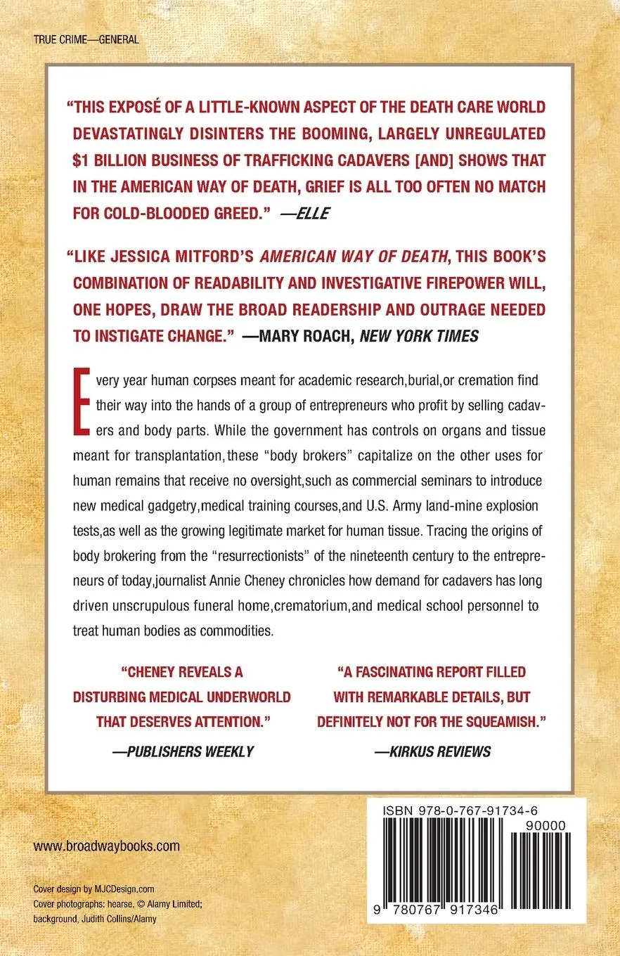 Rückseite: 9780767917346 | Body Brokers | Inside America's Underground Trade in Human Remains