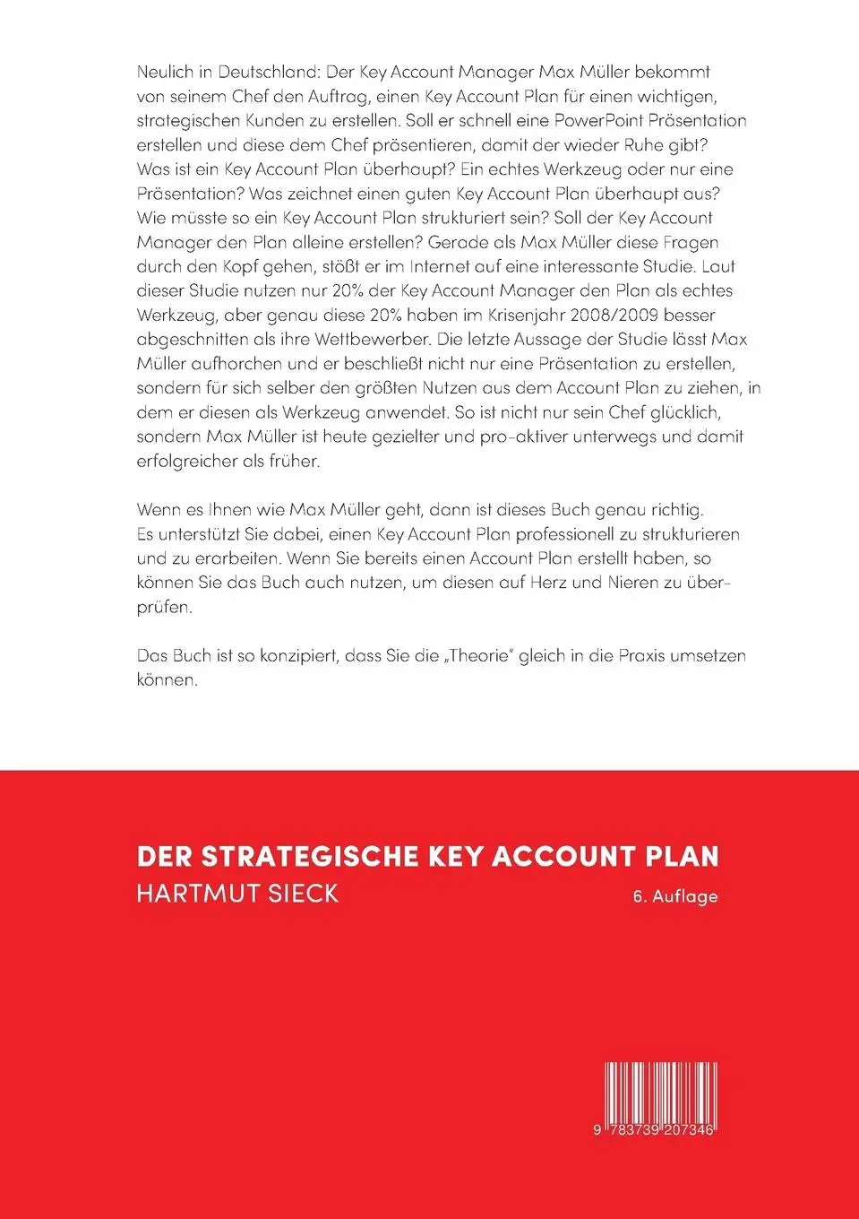 Rückseite: 9783739207346 | Der strategische Key Account Plan | Hartmut Sieck | Taschenbuch | 2019