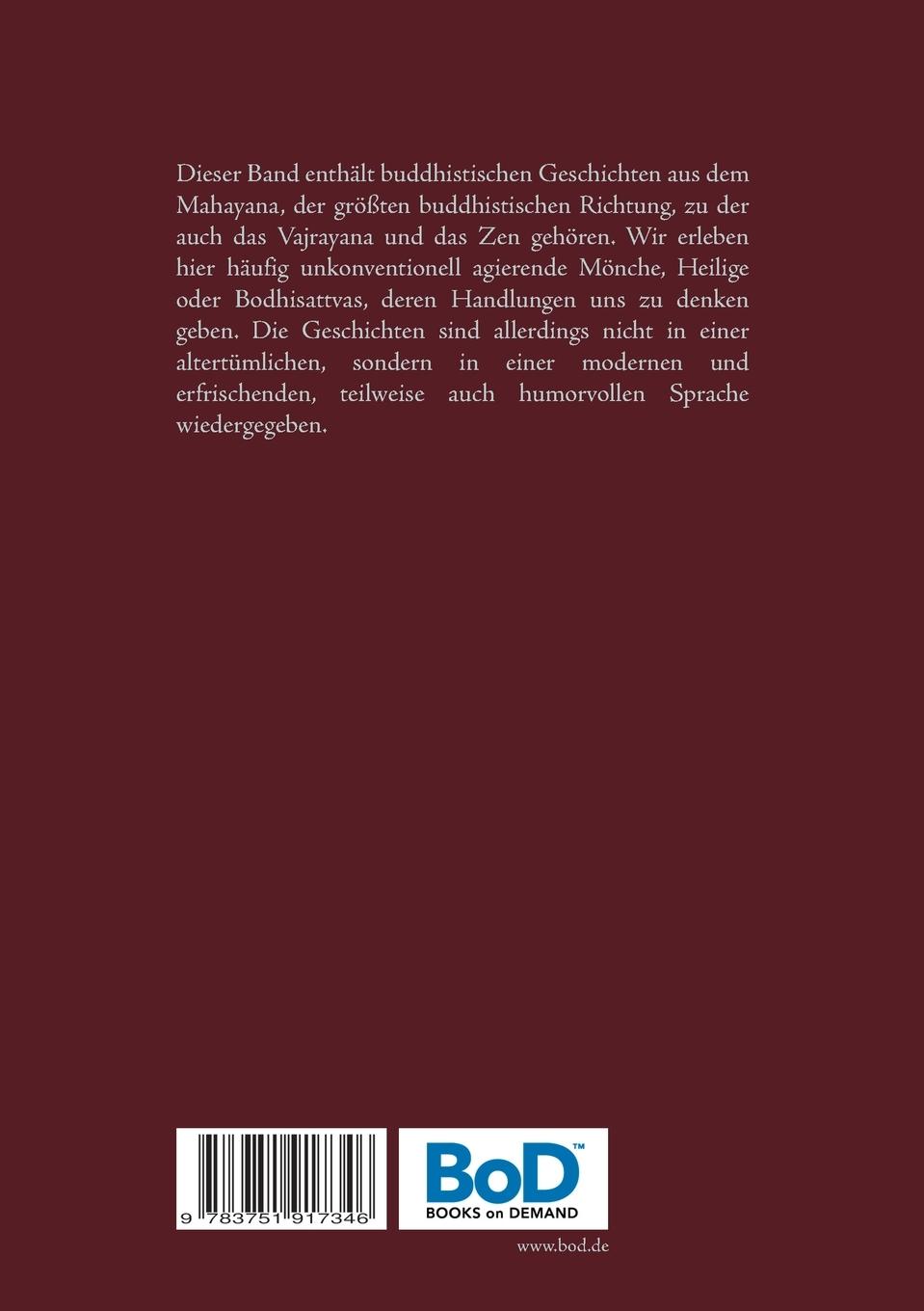Rückseite: 9783751917346 | Die Tochter des Samurai | Buddhistische Geschichten aus dem Mahayana