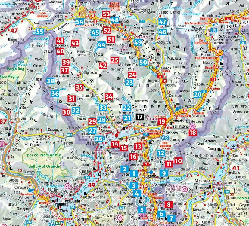 Bild: 9783763347346 | Tessin | 55 Touren zwischen Gotthard und Luganer See. Mit GPS-Tracks