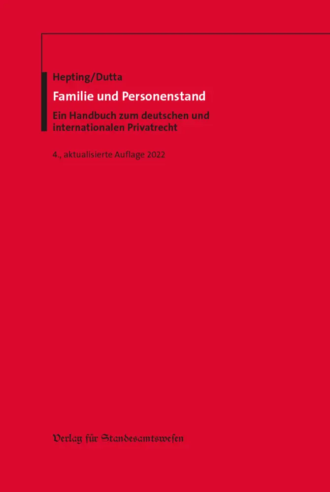 Cover: 9783801957346 | Familie und Personenstand | Reinhard Hepting (u. a.) | Buch | 717 S.
