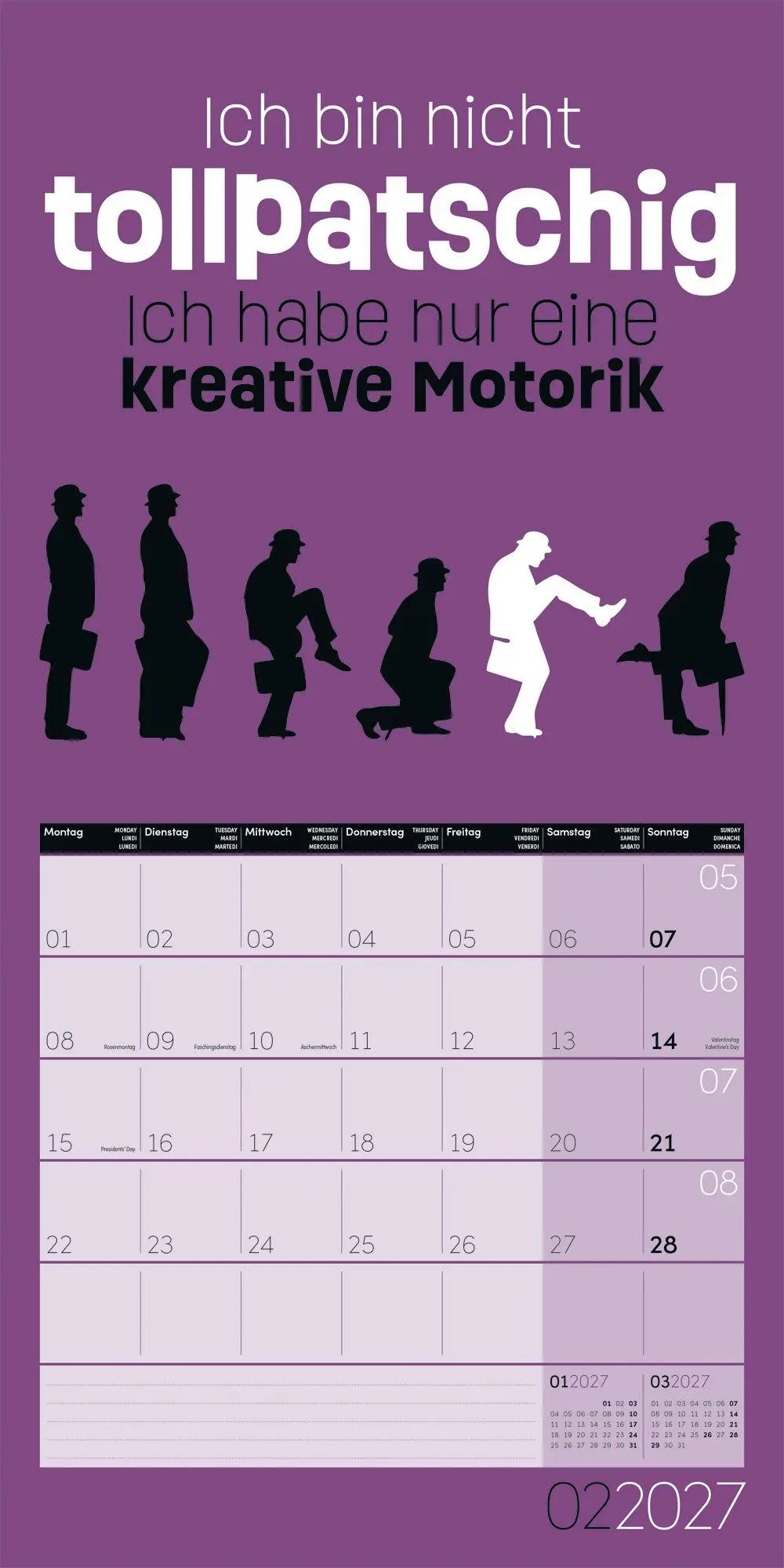 Bild: 9783838447346 | Einspruch Kalender 2027 - 30x30 - Art12 | Ackermann Kunstverlag GmbH