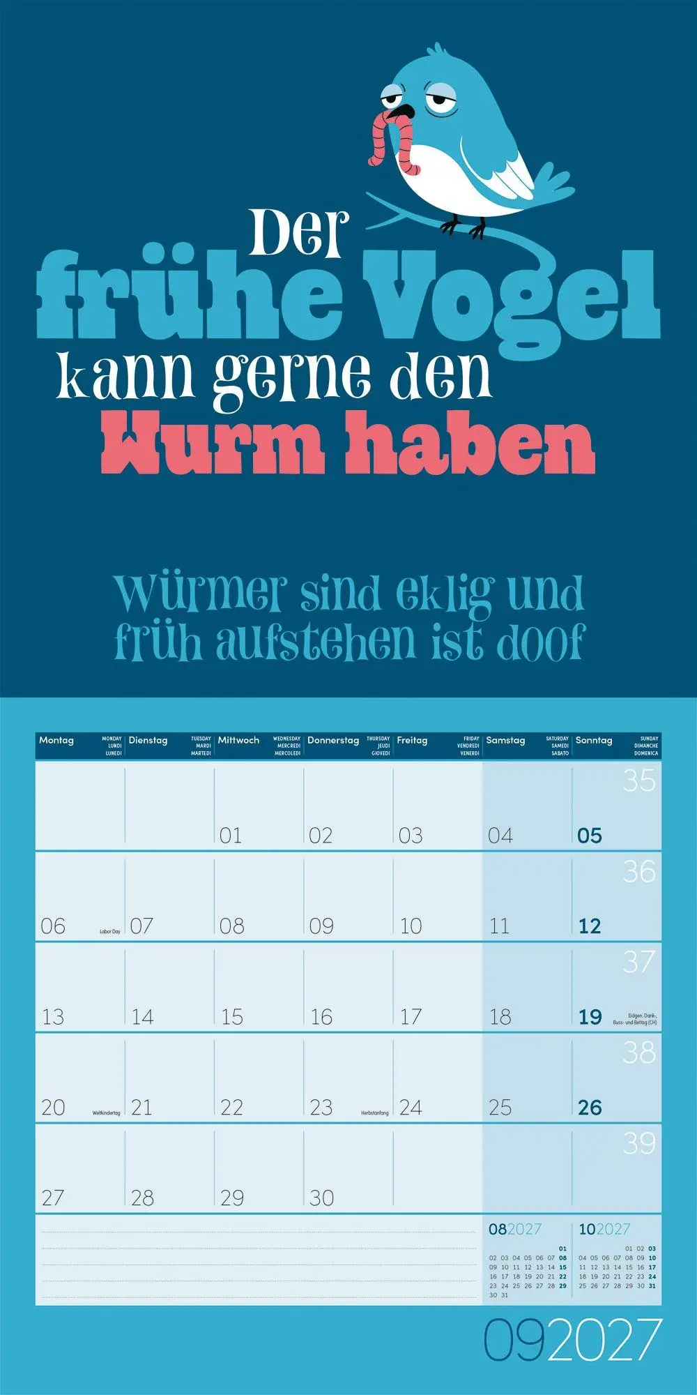 Bild: 9783838447346 | Einspruch Kalender 2027 - 30x30 - Art12 | Ackermann Kunstverlag GmbH