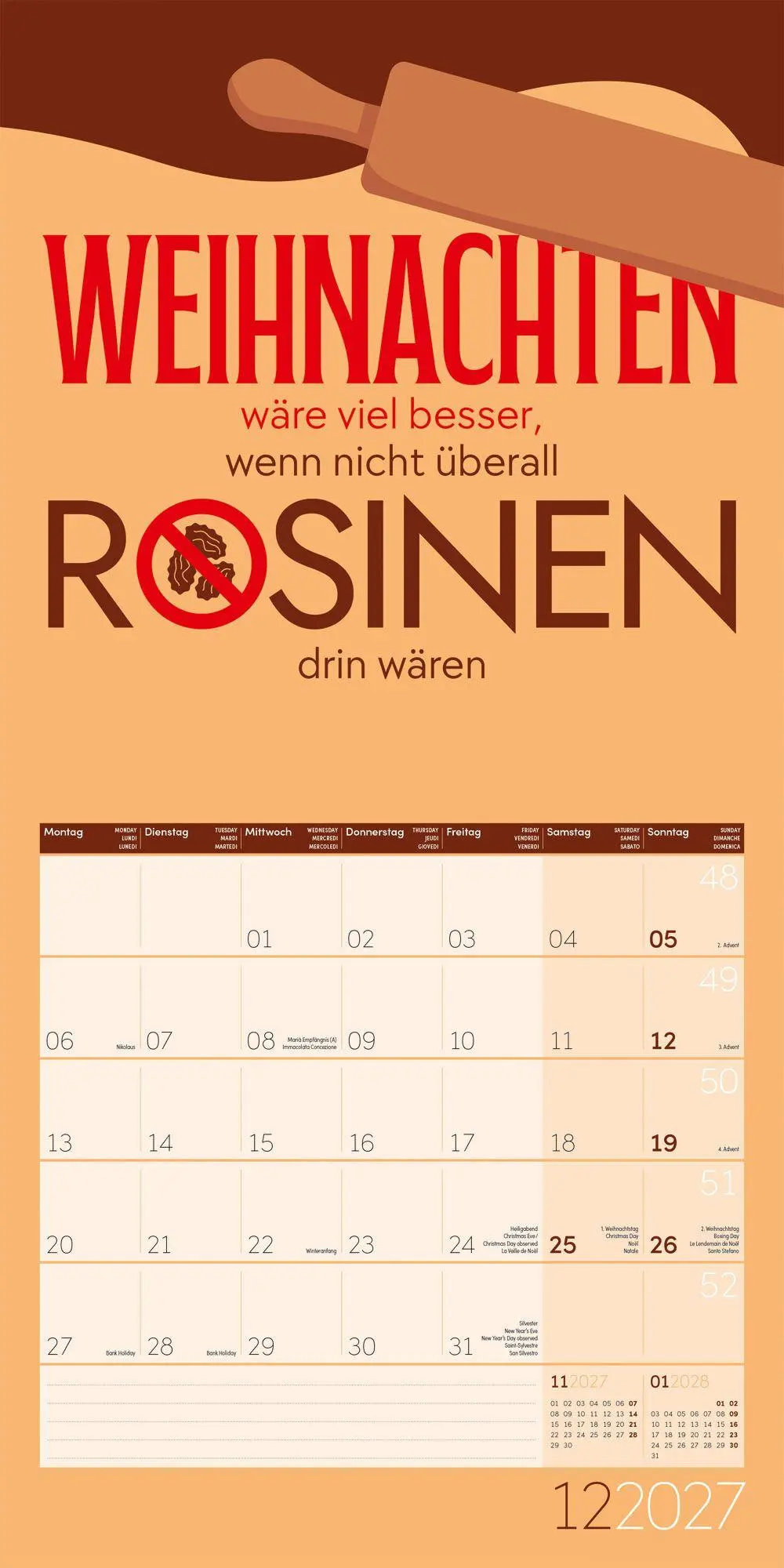 Bild: 9783838447346 | Einspruch Kalender 2027 - 30x30 - Art12 | Ackermann Kunstverlag GmbH