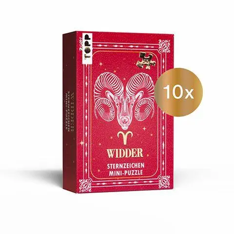 Cover: 4007742187446 | Nachfüllset: Sternzeichen Mini-Puzzle Widder 10 St. | Frechverlag