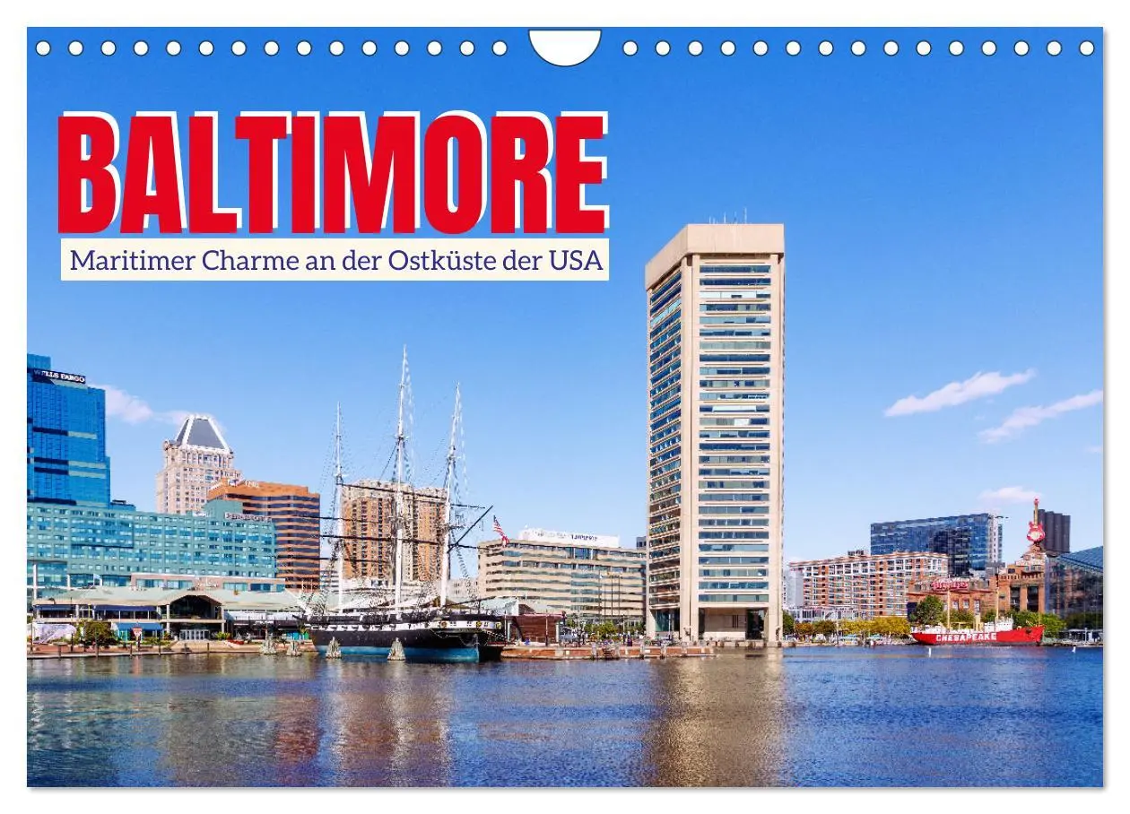 Cover: 9783457287446 | Baltimore. Maritimer Charme an der Ostküste der USA (Wandkalender...