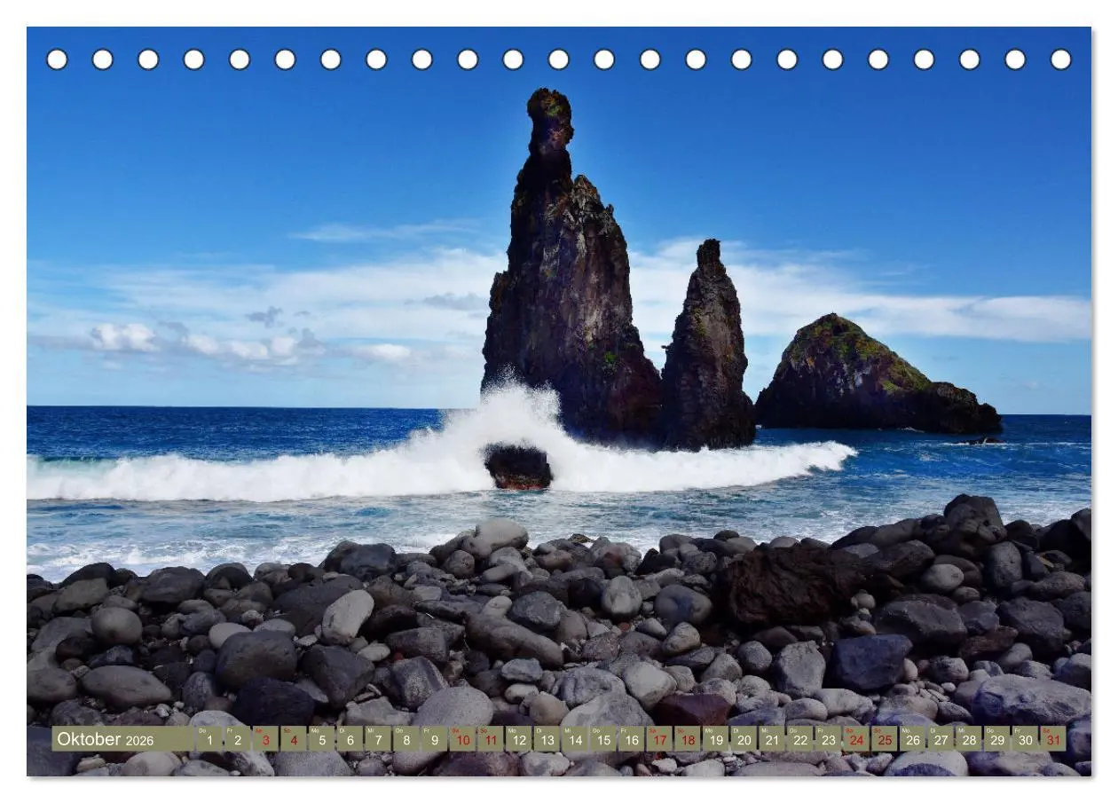 Bild: 9783457597446 | Erlebe mit mir Madeira (Tischkalender 2026 DIN A5 quer), CALVENDO...