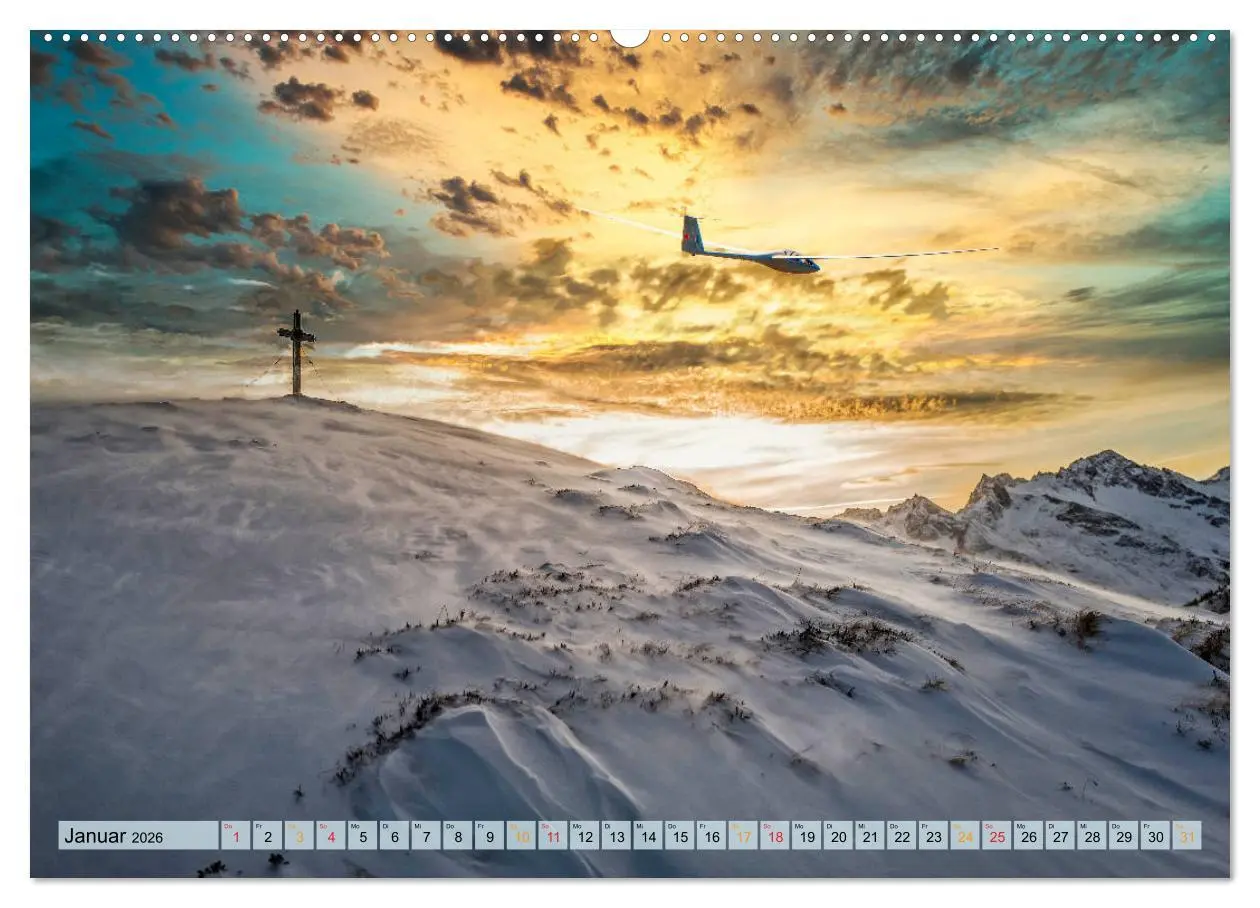 Bild: 9783457667446 | Segelflug, ein Stück Freiheit (hochwertiger Premium Wandkalender...