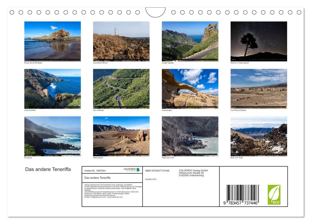 Bild: 9783457737446 | Das andere Teneriffa (Wandkalender 2026 DIN A4 quer), CALVENDO...