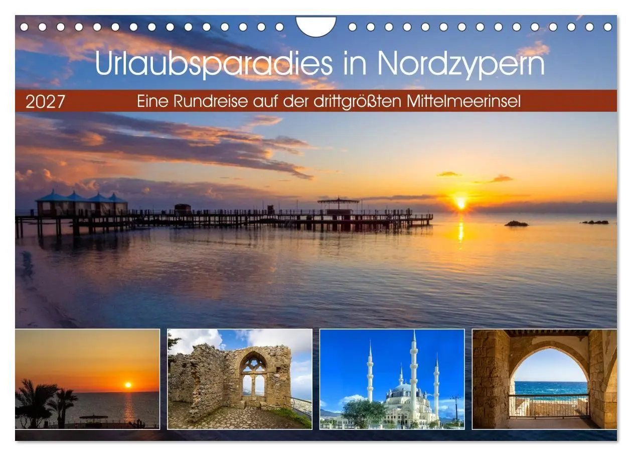 Cover: 9783569157446 | Urlaubsparadies in Nordzypern (Wandkalender 2027 DIN A4 quer),...