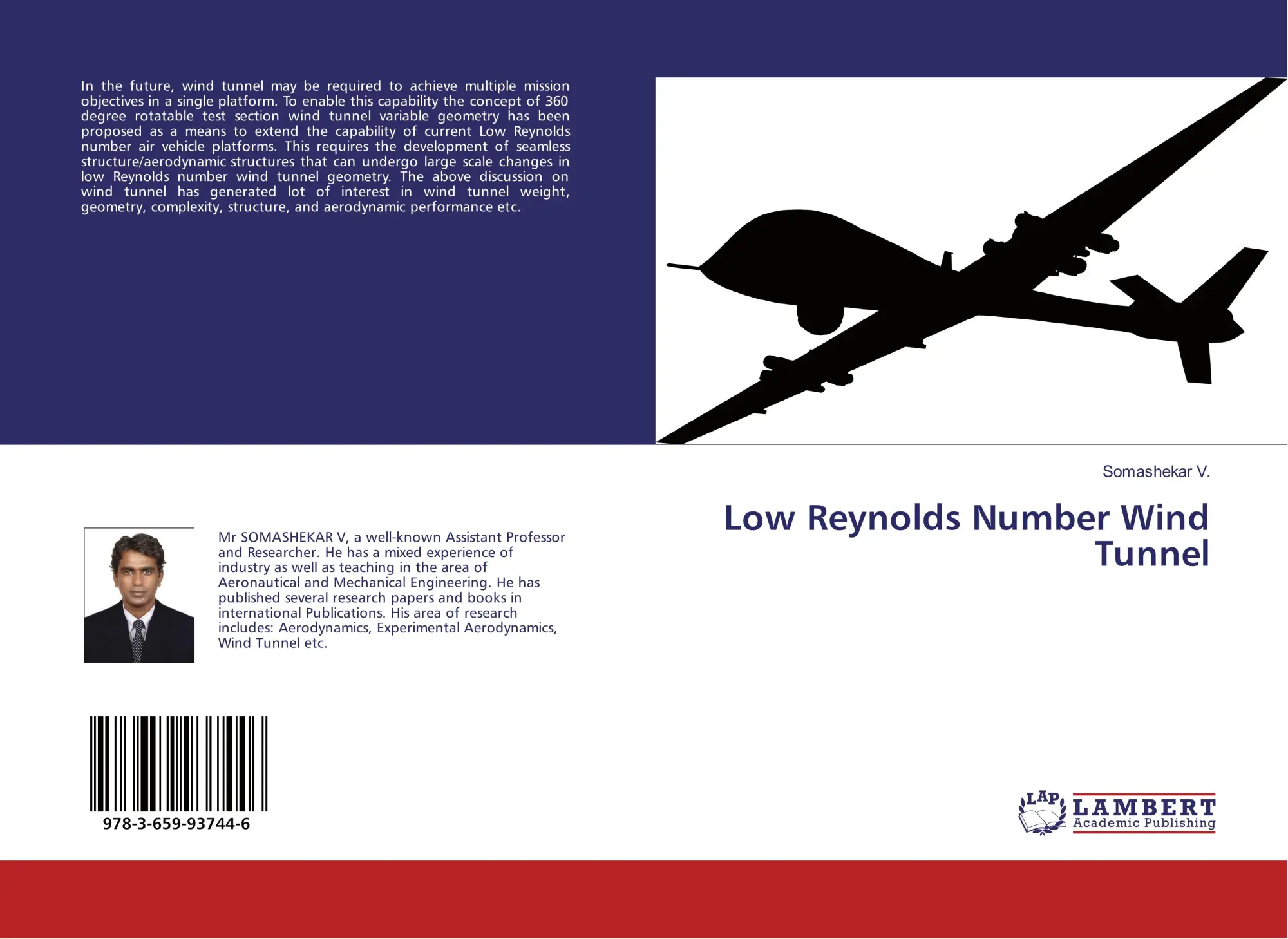 Cover: 9783659937446 | Low Reynolds Number Wind Tunnel | Somashekar V. | Taschenbuch | 92 S.