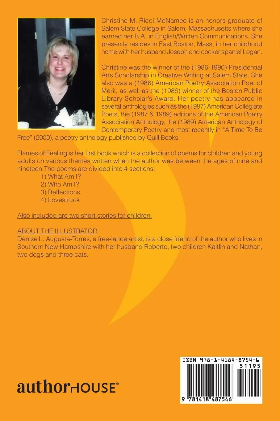 Rückseite: 9781418487546 | Flames of Feeling | (Poetry and Short Stories for Young People) | Buch