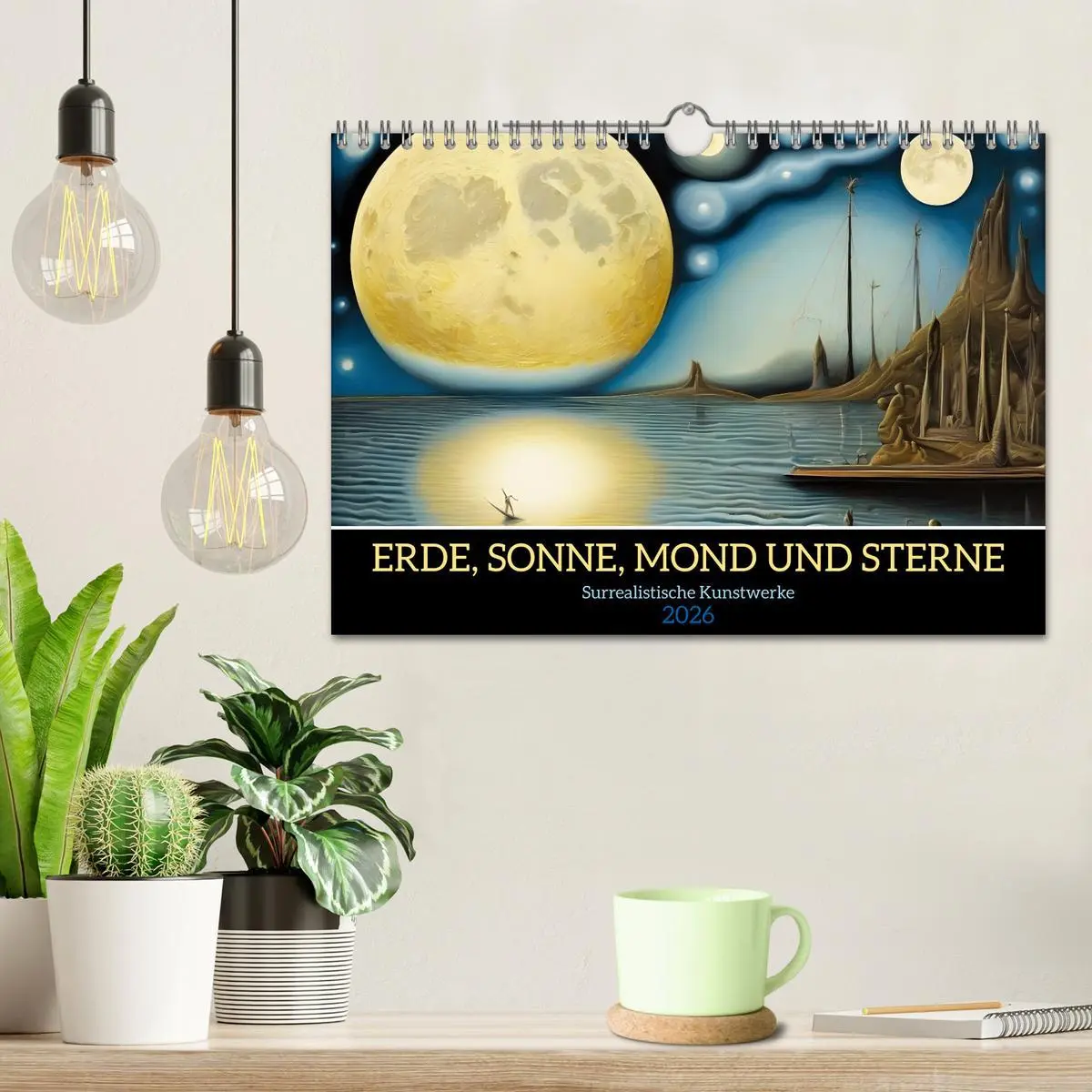 Bild: 9783457277546 | Erde, Sonne, Mond und Sterne Surrealistische Kunstwerke...