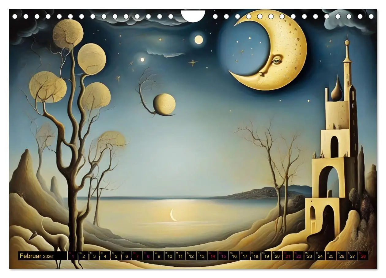 Bild: 9783457277546 | Erde, Sonne, Mond und Sterne Surrealistische Kunstwerke...