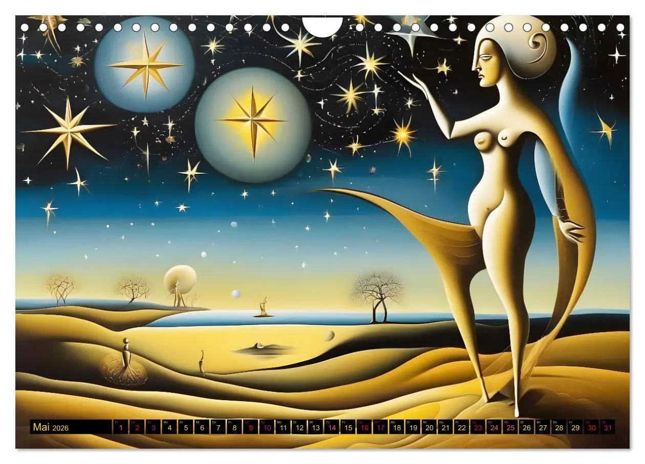 Bild: 9783457277546 | Erde, Sonne, Mond und Sterne Surrealistische Kunstwerke...