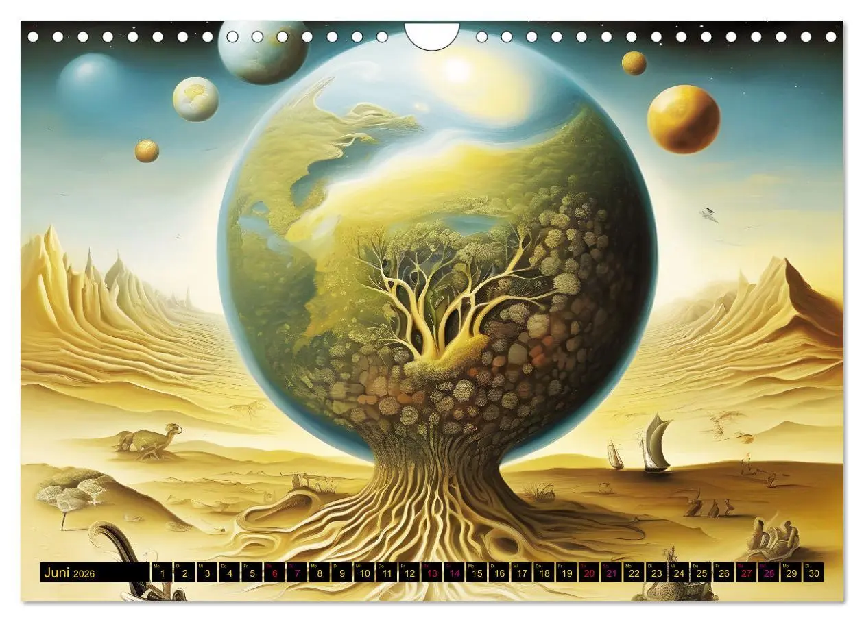 Bild: 9783457277546 | Erde, Sonne, Mond und Sterne Surrealistische Kunstwerke...