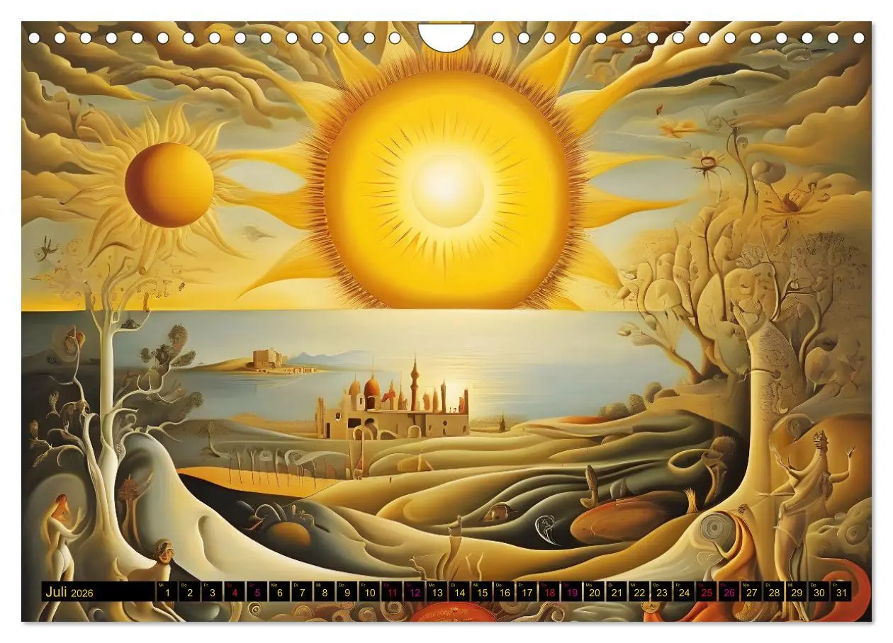 Bild: 9783457277546 | Erde, Sonne, Mond und Sterne Surrealistische Kunstwerke...