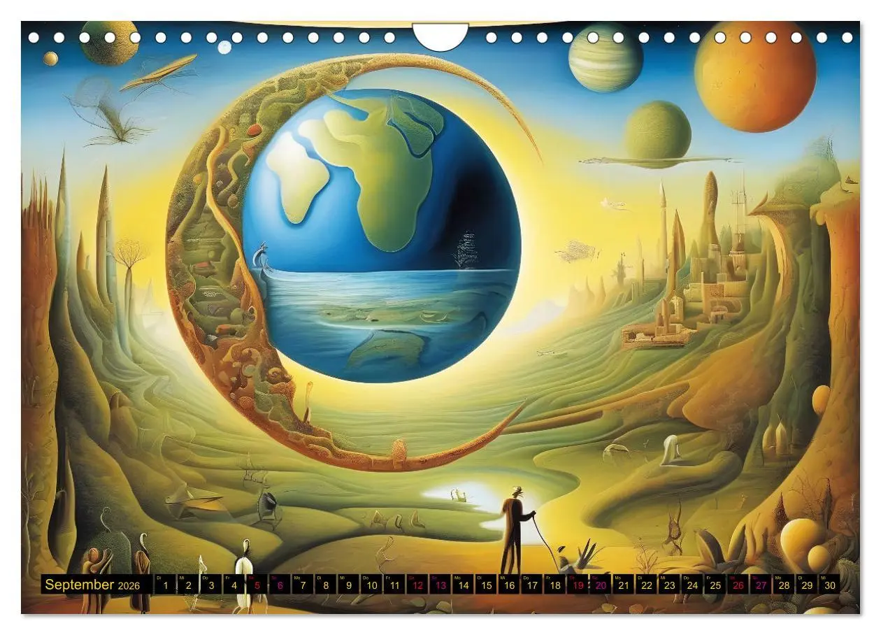 Bild: 9783457277546 | Erde, Sonne, Mond und Sterne Surrealistische Kunstwerke...