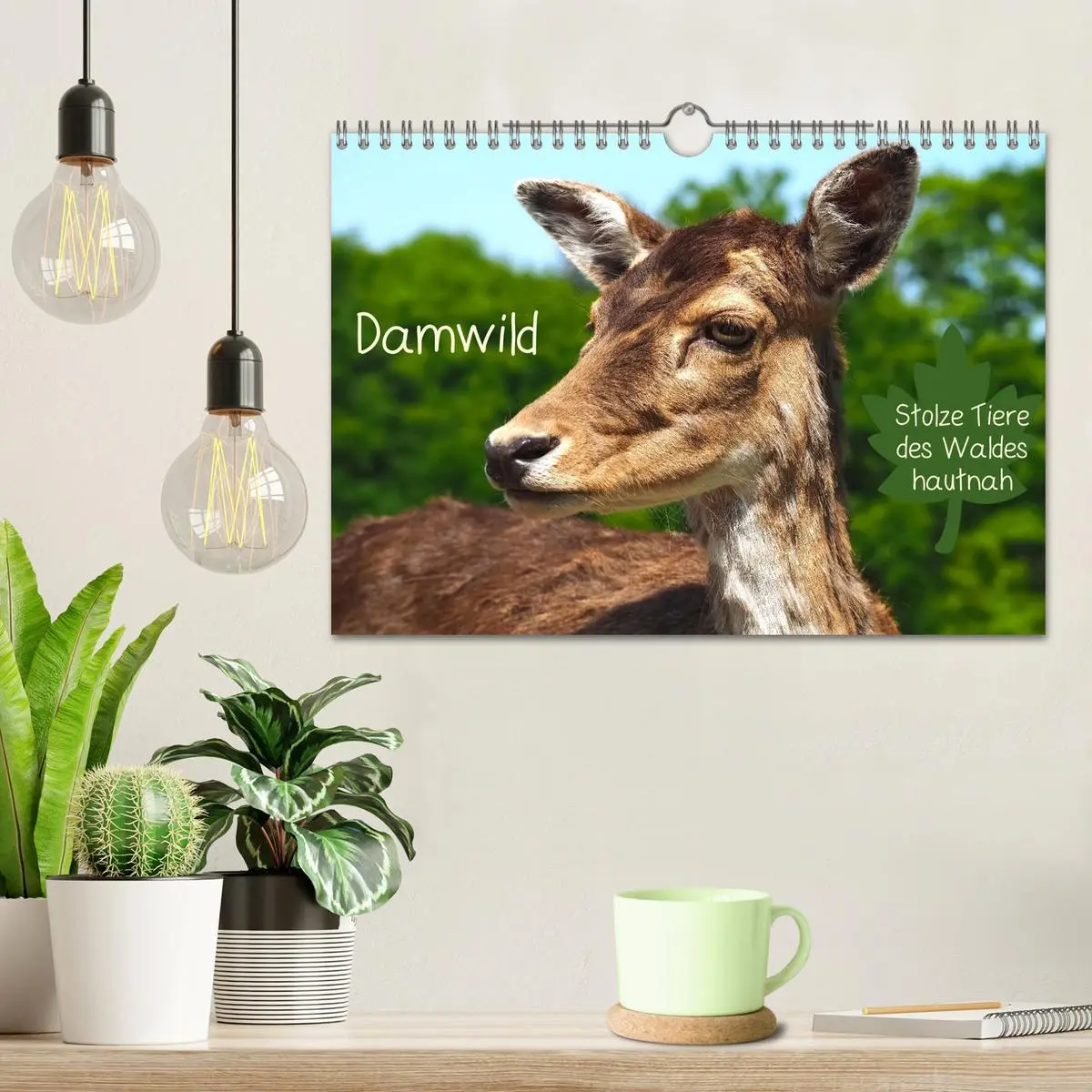 Bild: 9783457587546 | Damwild - stolze Tiere des Waldes hautnah (Wandkalender 2026 DIN A4...