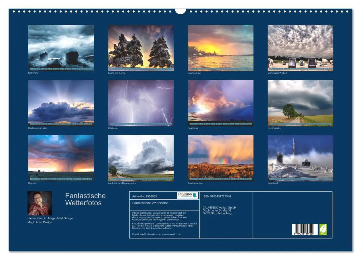 Bild: 9783457727546 | Fantastische Wetterfotos (Wandkalender 2026 DIN A2 quer), CALVENDO...