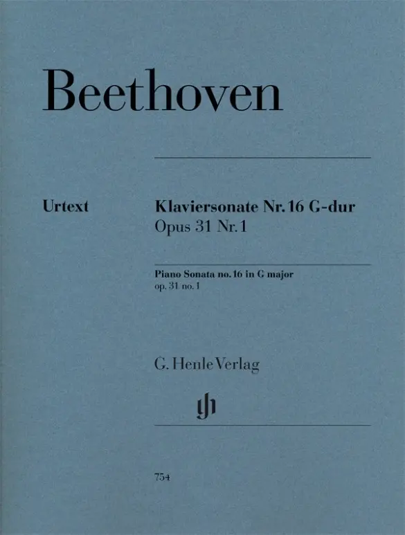 Cover: 9790201807546 | Ludwig van Beethoven - Klaviersonate Nr. 16 G-dur op. 31 Nr. 1 | Buch
