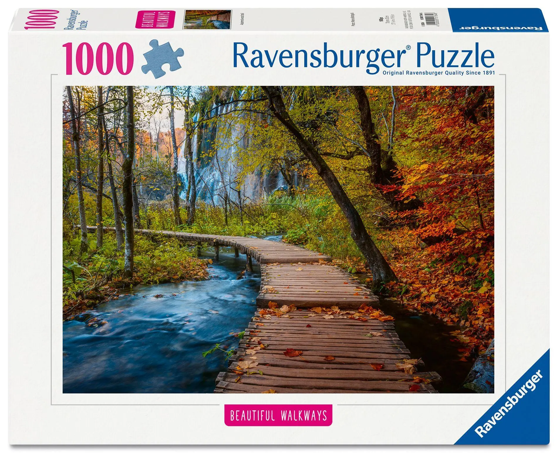 Cover: 4005555017646 | Erwachsenenpuzzle 1000 Teile - Herbstlicher Waldweg | Spiel | 12001764