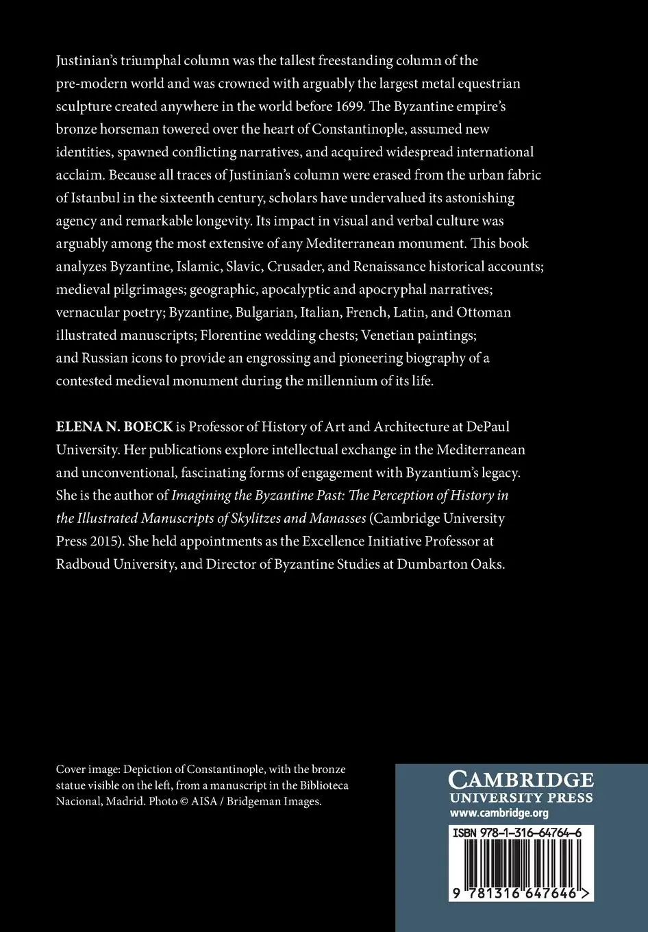 Rückseite: 9781316647646 | The Bronze Horseman of Justinian in Constantinople | Elena N. Boeck