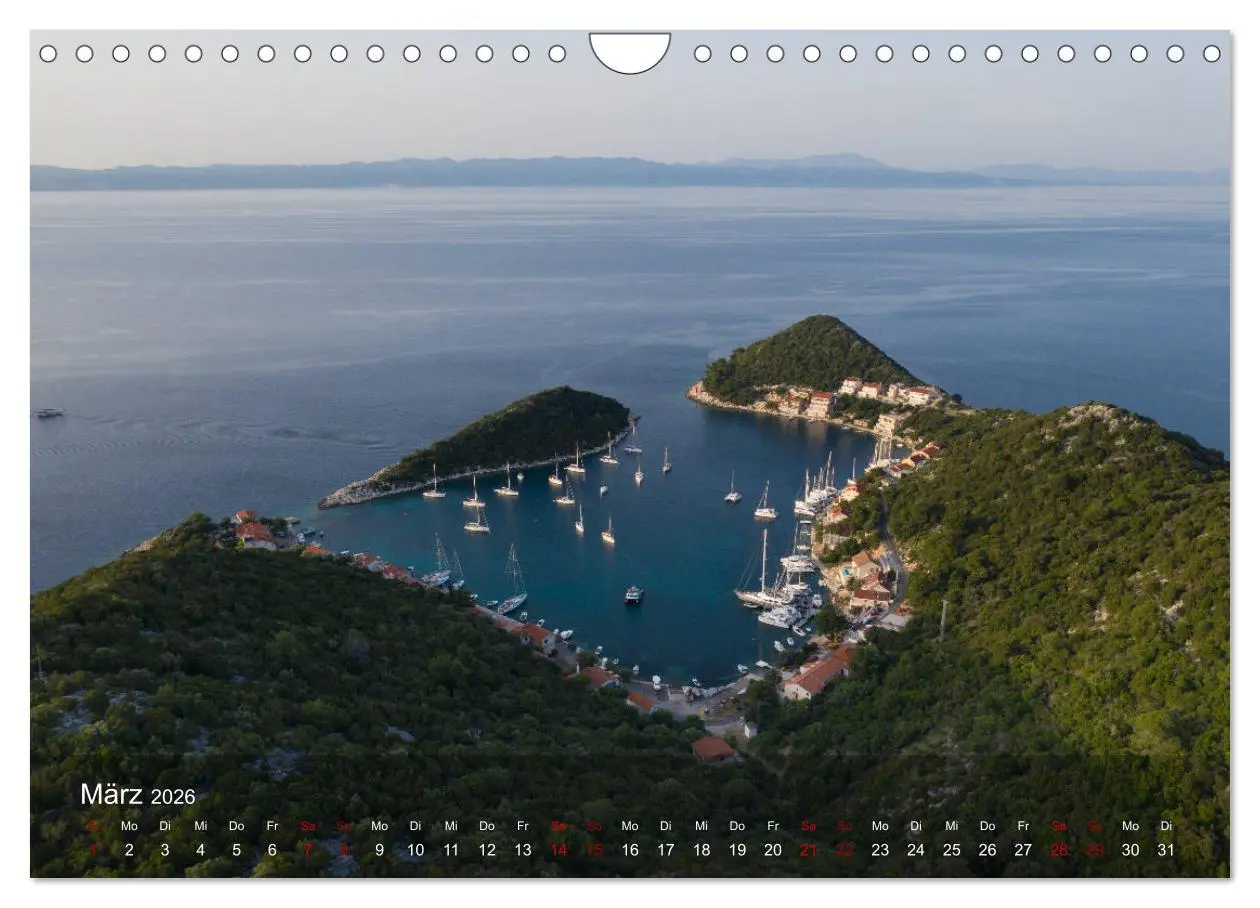 Bild: 9783457717646 | Segeln in Kroatien (Wandkalender 2026 DIN A4 quer), CALVENDO...