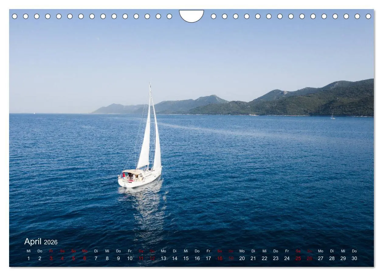 Bild: 9783457717646 | Segeln in Kroatien (Wandkalender 2026 DIN A4 quer), CALVENDO...