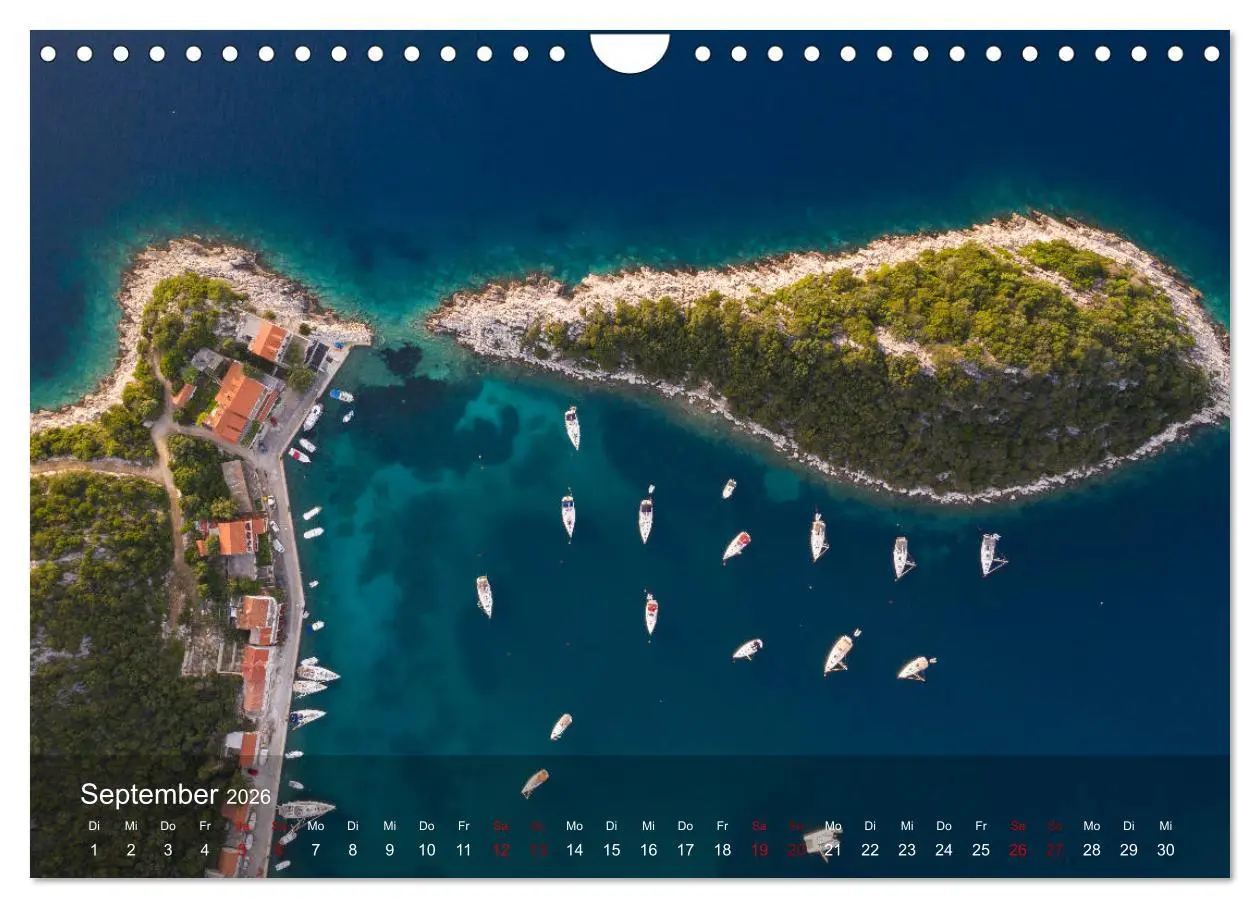 Bild: 9783457717646 | Segeln in Kroatien (Wandkalender 2026 DIN A4 quer), CALVENDO...