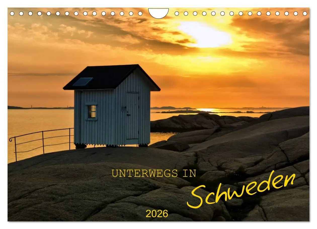 Cover: 9783516047646 | Unterwegs in Schweden (Wandkalender 2026 DIN A4 quer), CALVENDO...