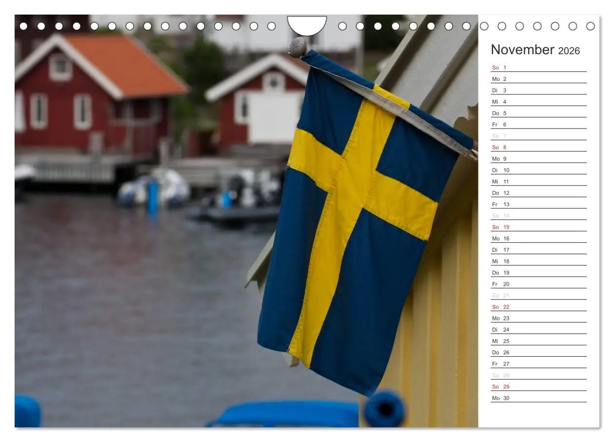 Bild: 9783516047646 | Unterwegs in Schweden (Wandkalender 2026 DIN A4 quer), CALVENDO...