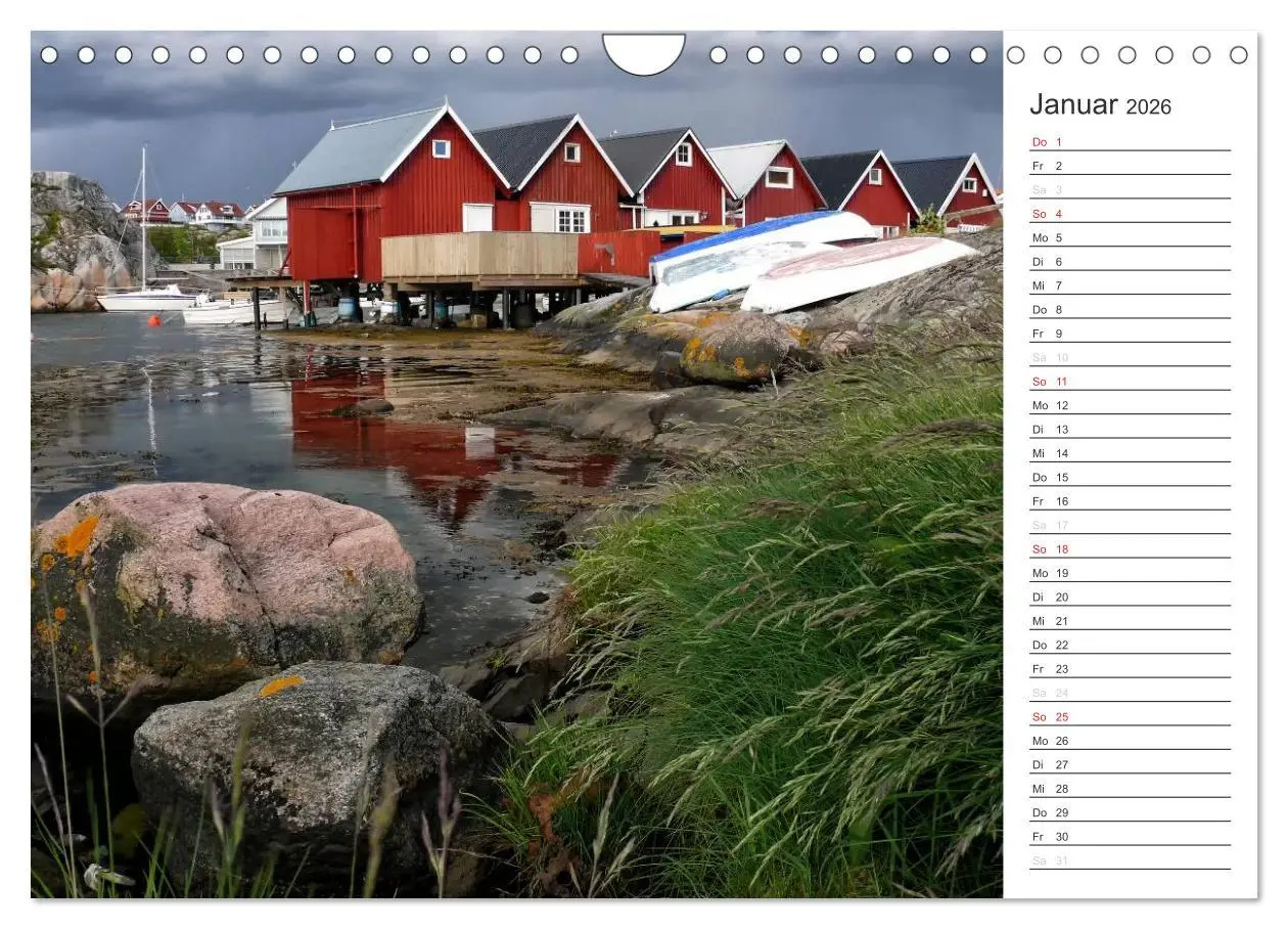 Bild: 9783516047646 | Unterwegs in Schweden (Wandkalender 2026 DIN A4 quer), CALVENDO...