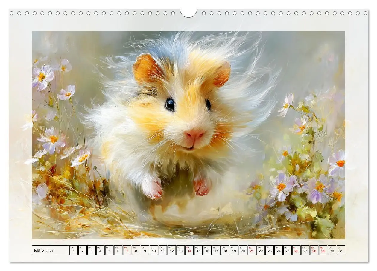 Bild: 9783516807646 | Meerschweinchen. Bezauberndes Gartenglück (Wandkalender 2027 DIN A3...