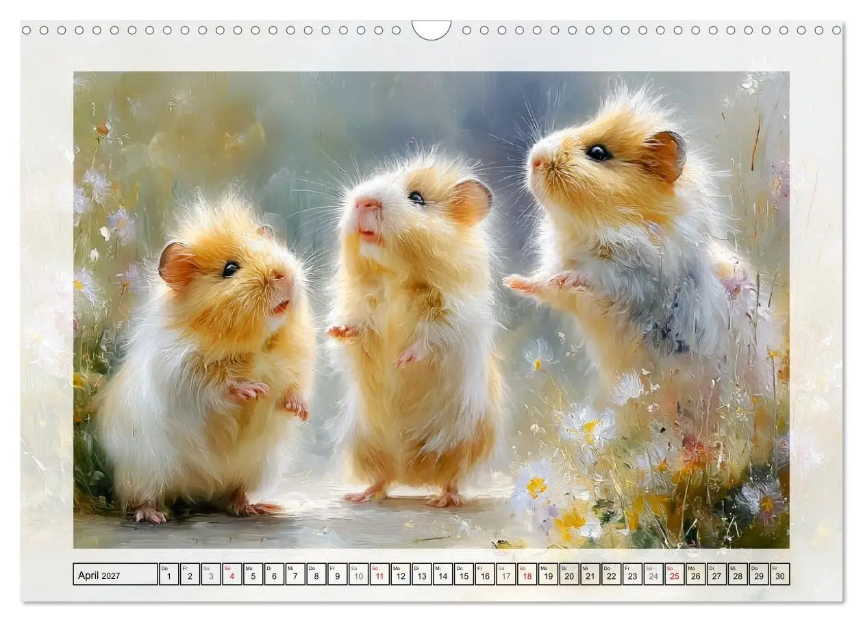 Bild: 9783516807646 | Meerschweinchen. Bezauberndes Gartenglück (Wandkalender 2027 DIN A3...