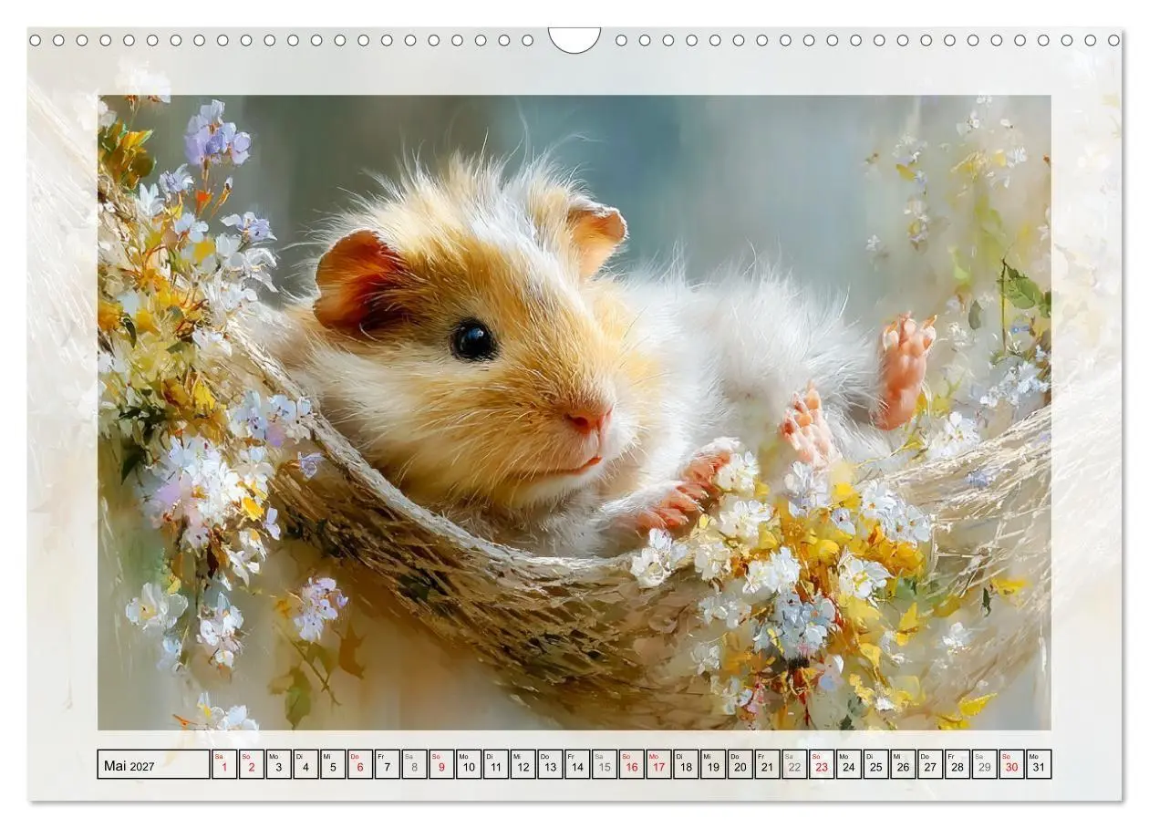 Bild: 9783516807646 | Meerschweinchen. Bezauberndes Gartenglück (Wandkalender 2027 DIN A3...