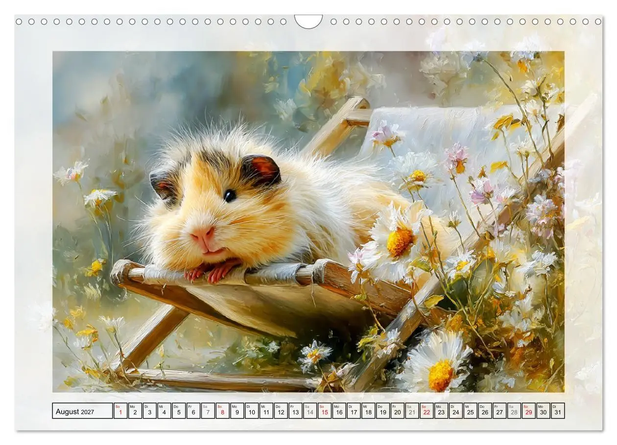 Bild: 9783516807646 | Meerschweinchen. Bezauberndes Gartenglück (Wandkalender 2027 DIN A3...