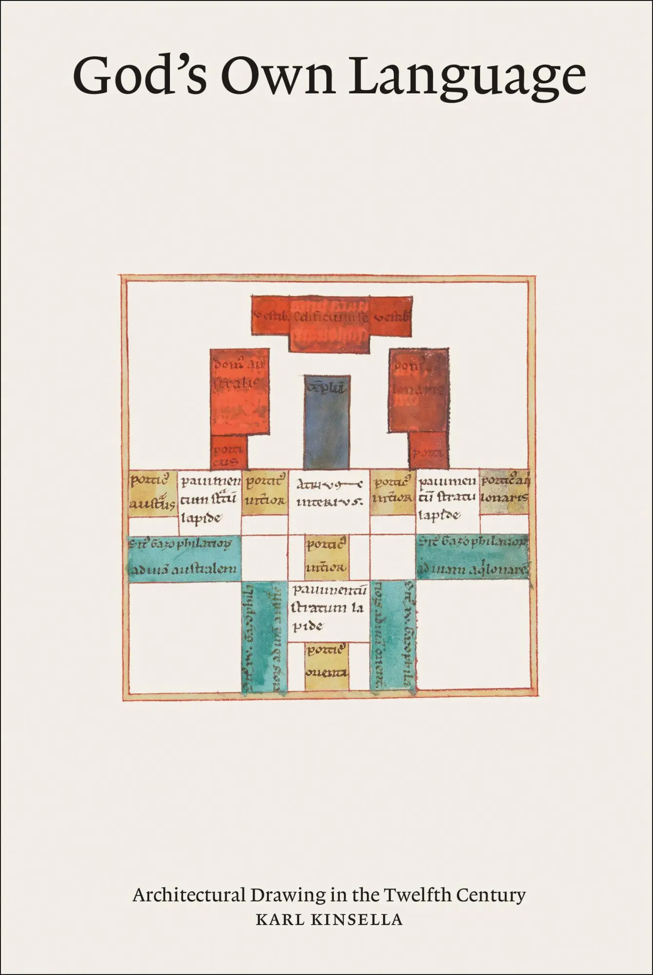 Cover: 9780262047746 | God's Own Language | Architectural Drawing in the Twelfth Century