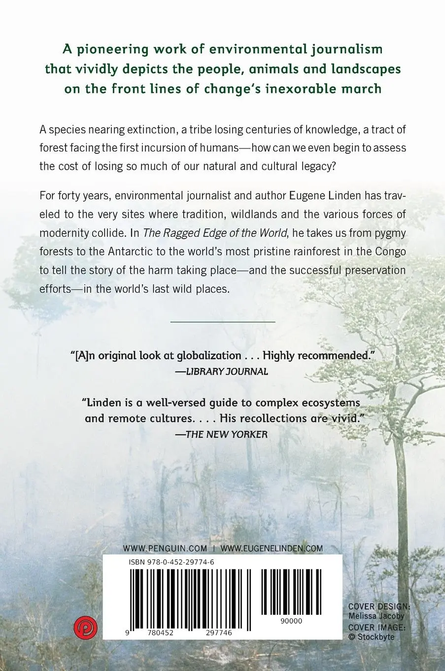 Rückseite: 9780452297746 | The Ragged Edge of the World | Eugene Linden | Taschenbuch | Englisch