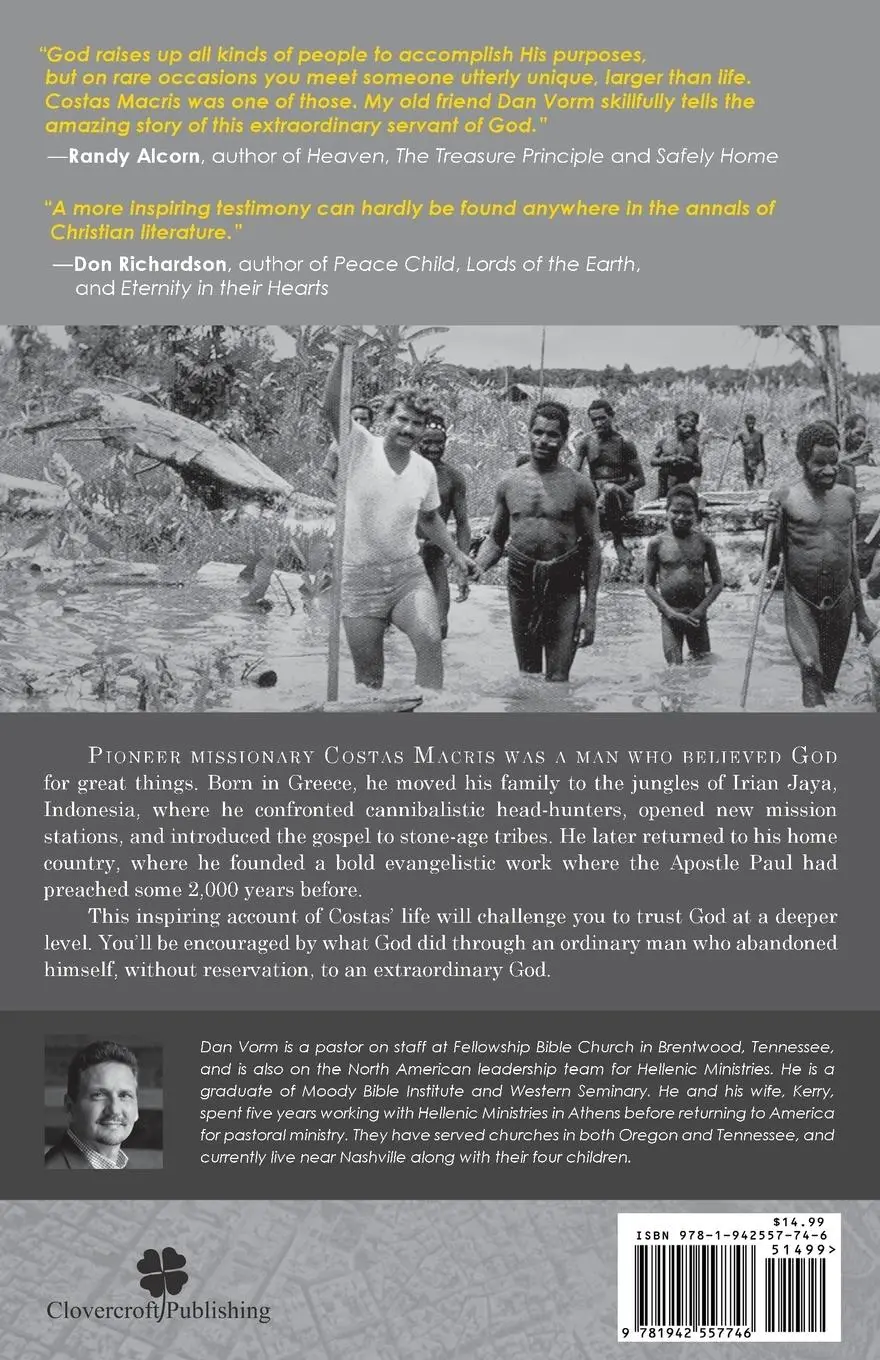 Rückseite: 9781942557746 | If I Had Two Lives | The Extraordinary Life and Faith of Costas Macris