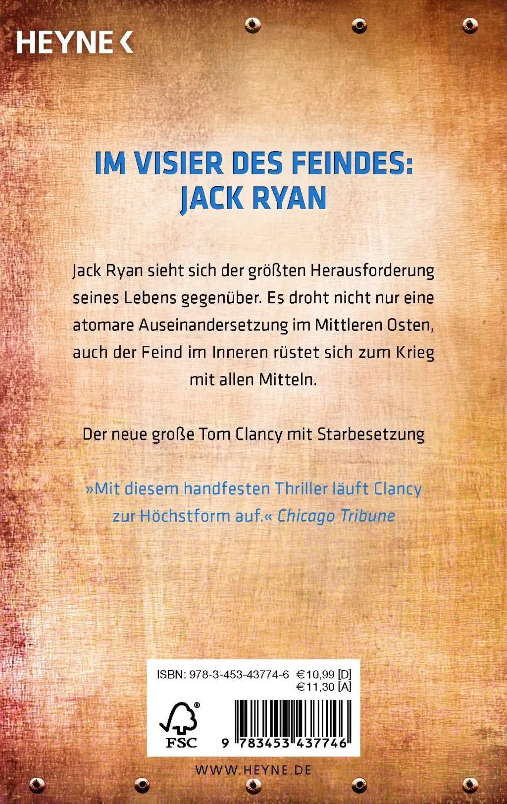 Bild: 9783453437746 | Ziel erfasst | Tom Clancy | Taschenbuch | Jack Ryan | 816 S. | Deutsch