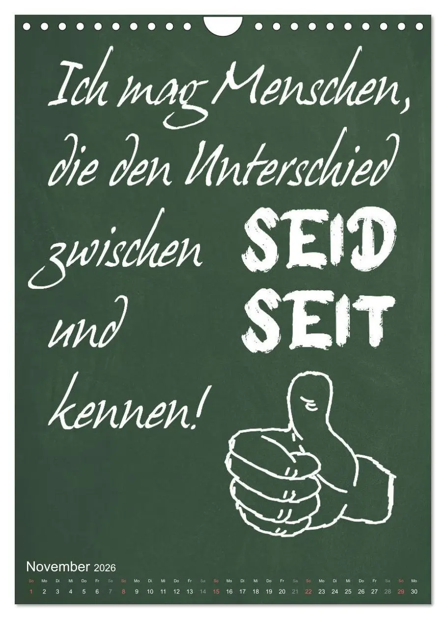Bild: 9783516347746 | Coole Lehrersprüche (Wandkalender 2026 DIN A4 hoch), CALVENDO...