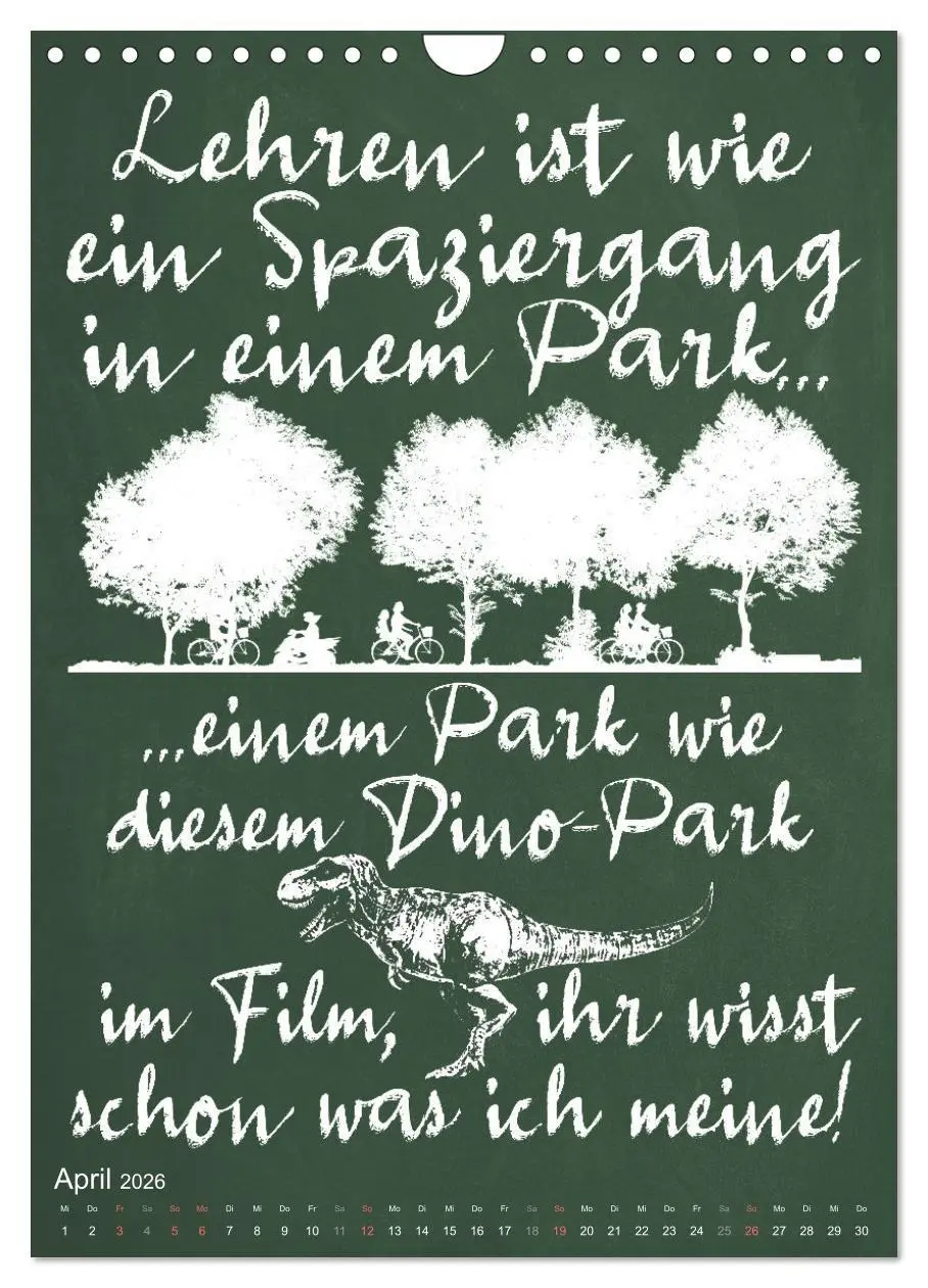 Bild: 9783516347746 | Coole Lehrersprüche (Wandkalender 2026 DIN A4 hoch), CALVENDO...